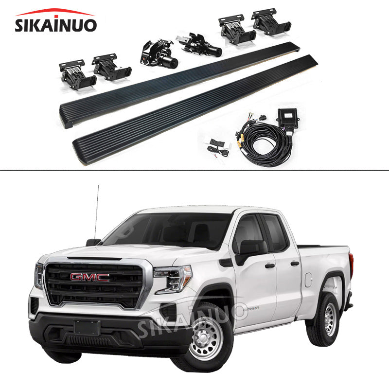 Electric power running boards for Sierra 1500 2500HD 3500HD