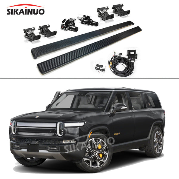 Electric power running boards Rivian R1S