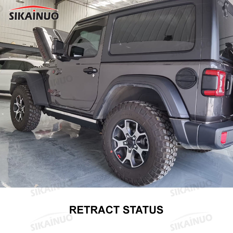 Jeep Wrangler Retractable Side Steps